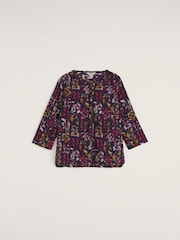 Seasalt Cornwall Blue Watercolour Sketch Top - Image 4 of 5