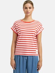 Smith & Soul Red Striped Oversized T-Shirt - Image 1 of 5