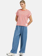 Smith & Soul Red Striped Oversized T-Shirt - Image 3 of 5