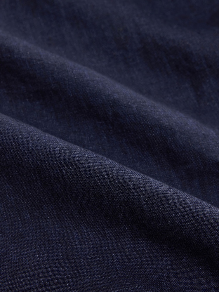 Navy/Stone Signature Linen Trousers With Elasticated Waist 2 Pack - Image 14 of 14