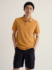 Seasalt Cornwall Yellow Balefire Polo Shirt - Image 2 of 5