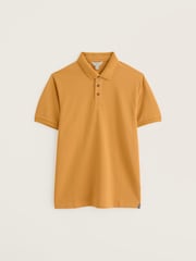 Seasalt Cornwall Yellow Balefire Polo Shirt - Image 4 of 5
