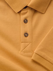 Seasalt Cornwall Yellow Balefire Polo Shirt - Image 5 of 5