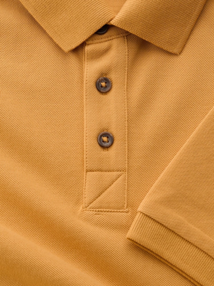 Seasalt Cornwall Yellow Balefire Polo Shirt - Image 5 of 5