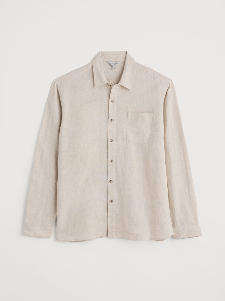 Seasalt Cornwall Natural Curator Shirt - Image 2 of 3 Seasalt Cornwall Natural Curator Shirt - Image 2 of 3