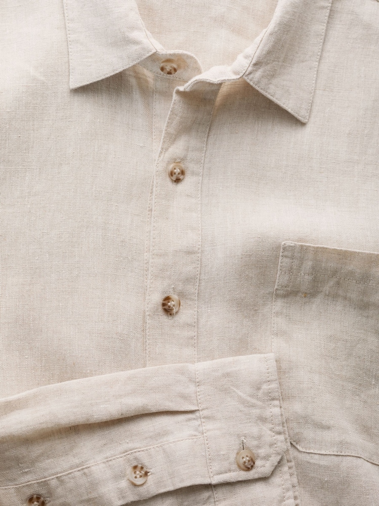 Seasalt Cornwall Natural Curator Shirt - Image 3 of 3 Seasalt Cornwall Natural Curator Shirt - Image 3 of 3