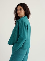 Seasalt Cornwall Blue Petite Arame Jacket - Image 3 of 5