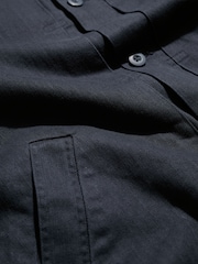 Seasalt Cornwall Blue Helmsman Jacket - Image 4 of 5