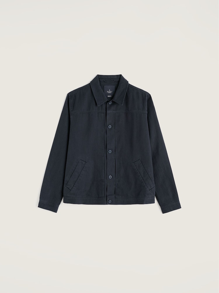 Seasalt Cornwall Blue Helmsman Jacket - Image 5 of 5 Seasalt Cornwall Blue Helmsman Jacket - Image 5 of 5