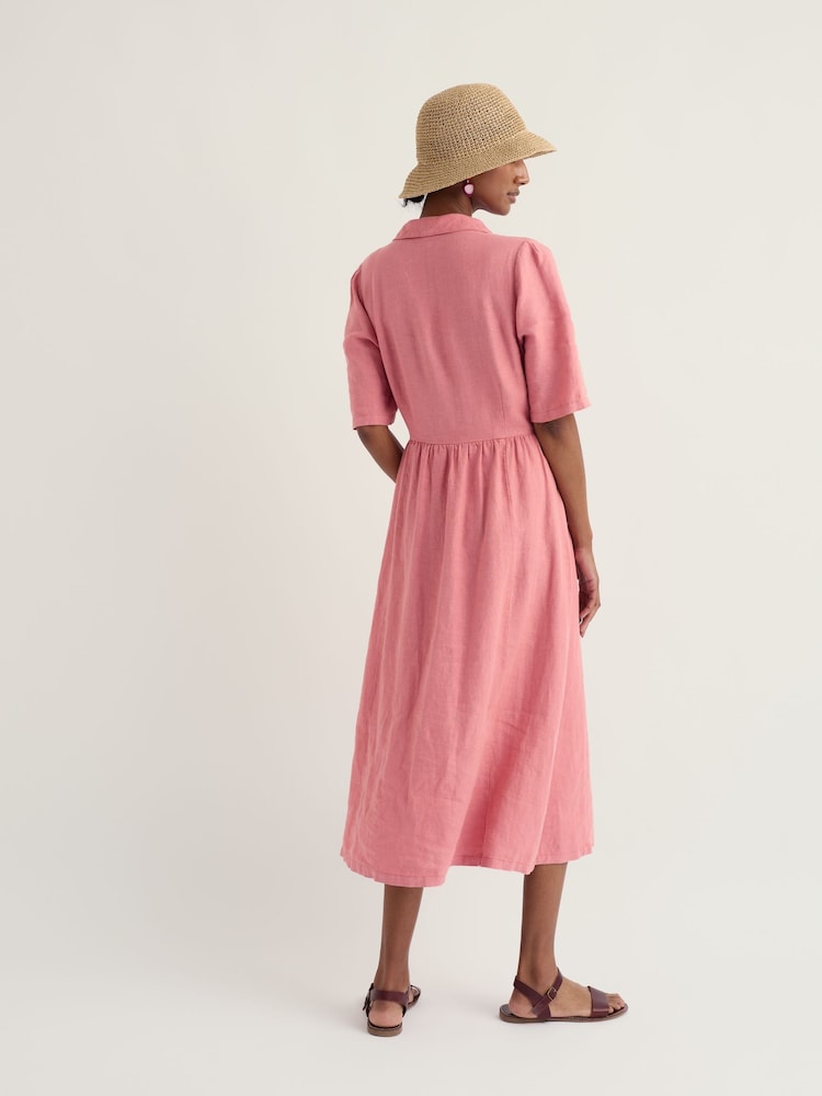 Seasalt Cornwall Pink Petite Fen Violet Dress - Image 2 of 5