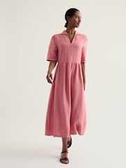 Seasalt Cornwall Pink Petite Fen Violet Dress - Image 3 of 5