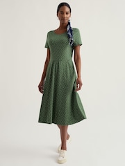 Seasalt Cornwall Green Petite April Dress - Image 1 of 5