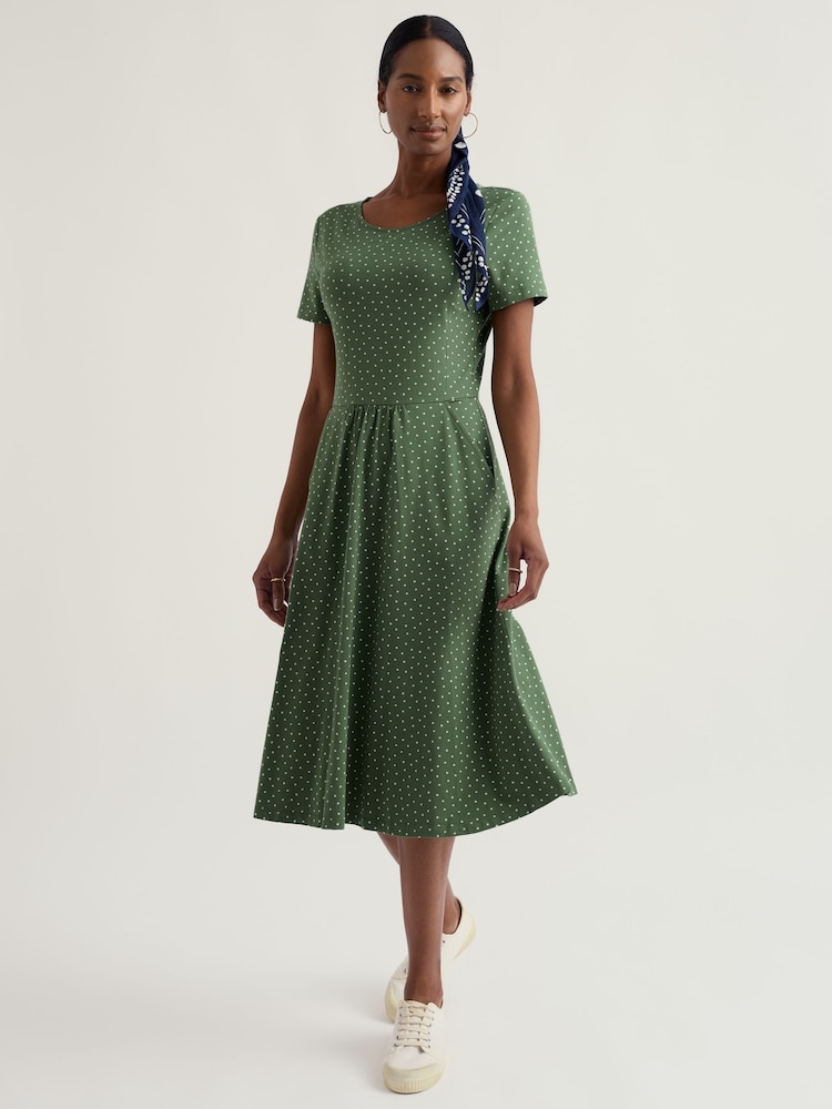 Seasalt Cornwall Green Petite April Dress - Image 1 of 5