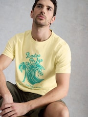 White Stuff Abersoch Paradise Graphic T-Shirt - 画像 1 / 6