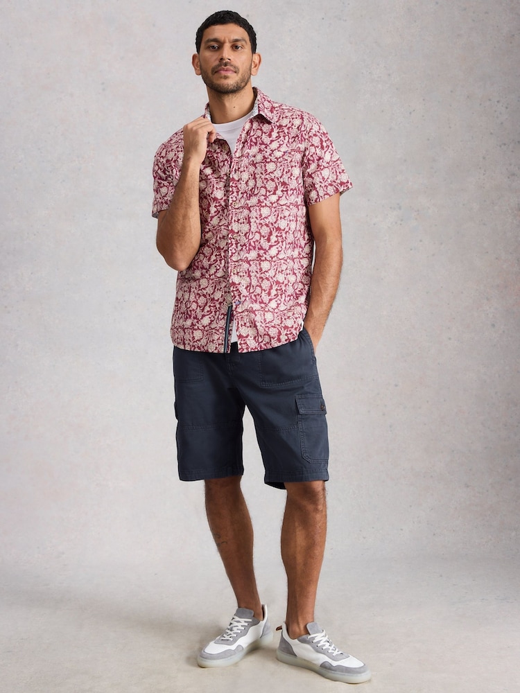 White Stuff Blue Kemble Cargo Shorts - Image 1 of 6