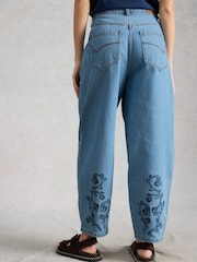 White Stuff Aubrey Embroidered Barrel Jeans - صورة 3 من 6