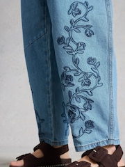 White Stuff Aubrey Embroidered Barrel Jeans - صورة 4 من 6