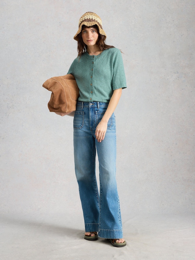 White Stuff Green Betsy Cardigan - Image 2 of 6