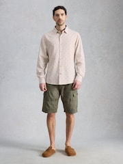 White Stuff Natural Douglas LS Dobby Shirt - Image 2 of 6