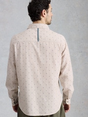 White Stuff Natural Douglas LS Dobby Shirt - Image 3 of 6