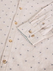 White Stuff Natural Douglas LS Dobby Shirt - Image 6 of 6
