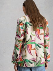 White Stuff Natural Sasha Linen Blazer - Image 2 of 6