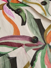 White Stuff Natural Sasha Linen Blazer - Image 6 of 6