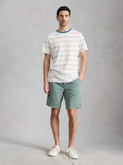 White Stuff Blue Abersoch Reverse Stripe T-Shirt - Image 3 of 6
