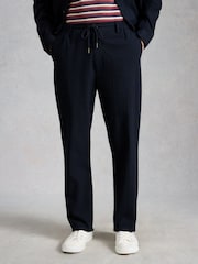 White Stuff Blue Falmouth Seersucker Trousers - Image 3 of 6