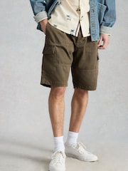 White Stuff Green Kemble Cargo Shorts - Image 1 of 6