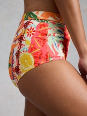 White Stuff Pink Verity High Waist Bottoms - Image 4 of 6