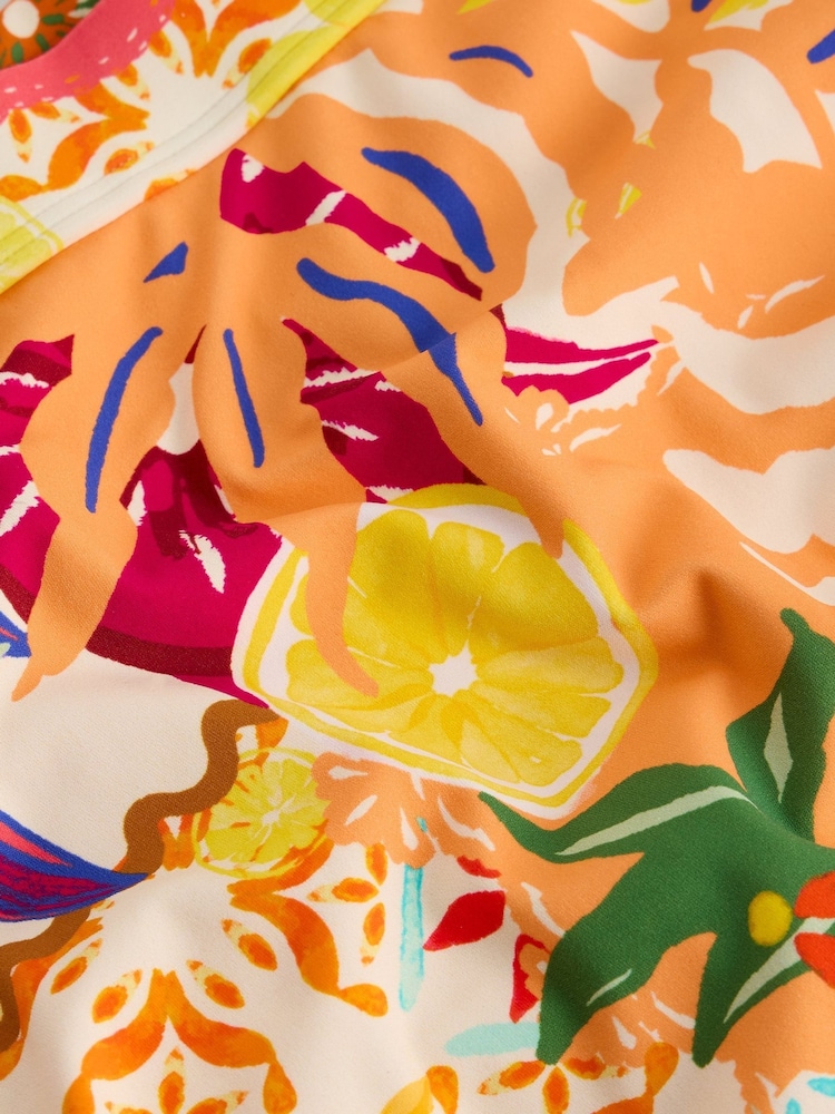 White Stuff Pink Verity High Waist Bottoms - Image 6 of 6