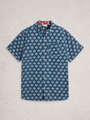Camisa com estampa Batik Finsbury da White Stuff - Imagem 5 de 6