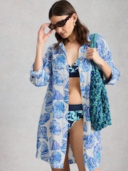 White Stuff Suzie Beach Shirt Dress - Image 4 of 6