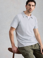 White Stuff Green Geo Printed Polo Shirt - Image 1 of 6