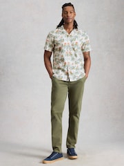 White Stuff Green Monkey Print Hayle  Shirt - Image 1 of 6