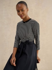 Hobbs Blue Petite Viviana Dress - Image 1 of 4