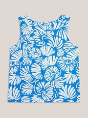 Hobbs Blue Fern Printed Top - Image 5 of 5