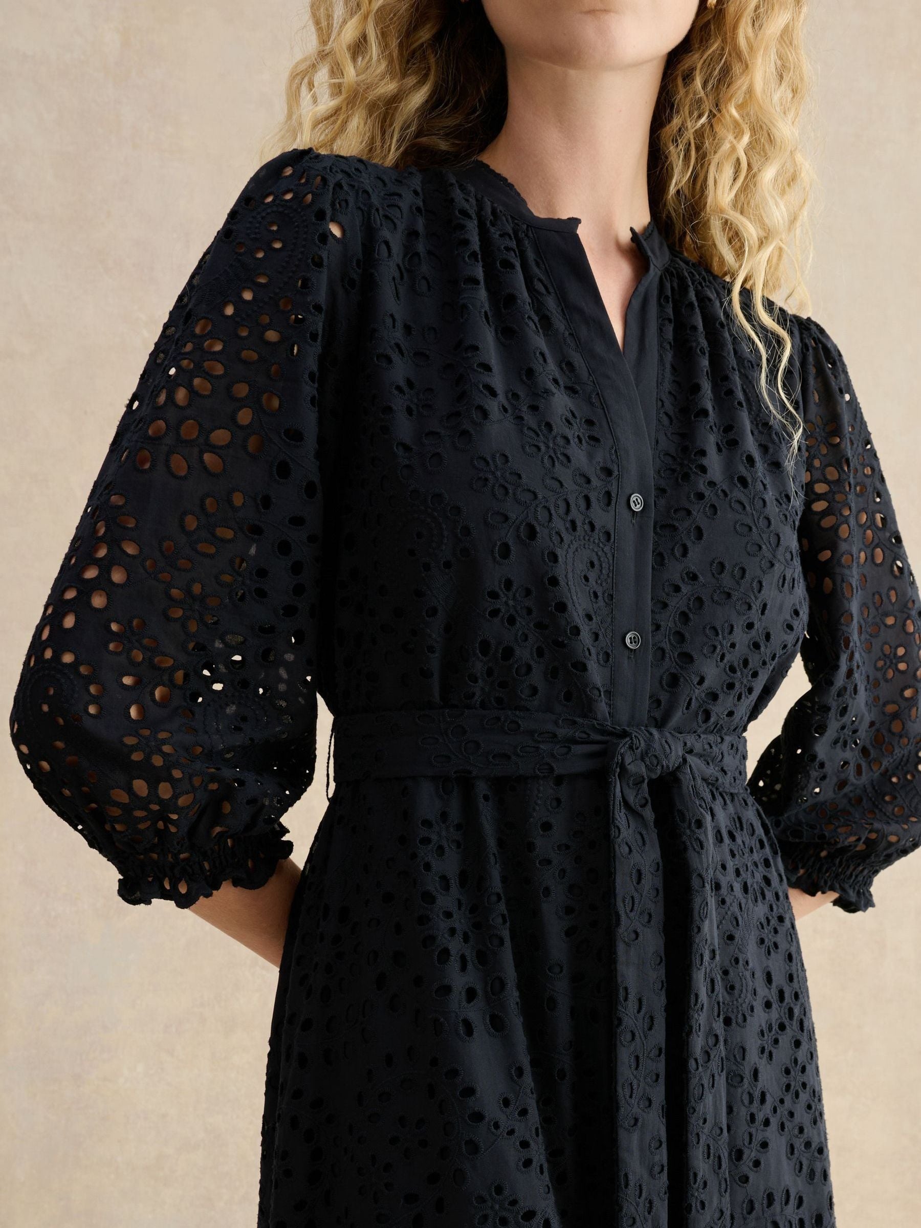Buy Hobbs Navy Cianna Dress from Next USA