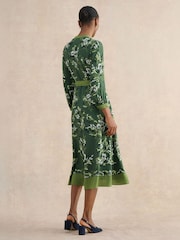 Hobbs Green Petite Apolline Dress - Image 2 of 4