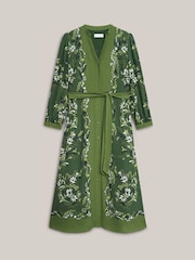 Hobbs Green Petite Apolline Dress - Image 4 of 4