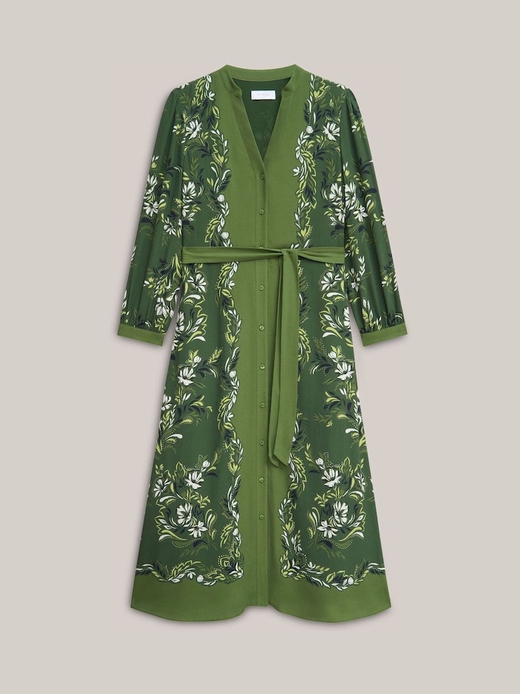 Hobbs Green Petite Apolline Dress - Image 4 of 4