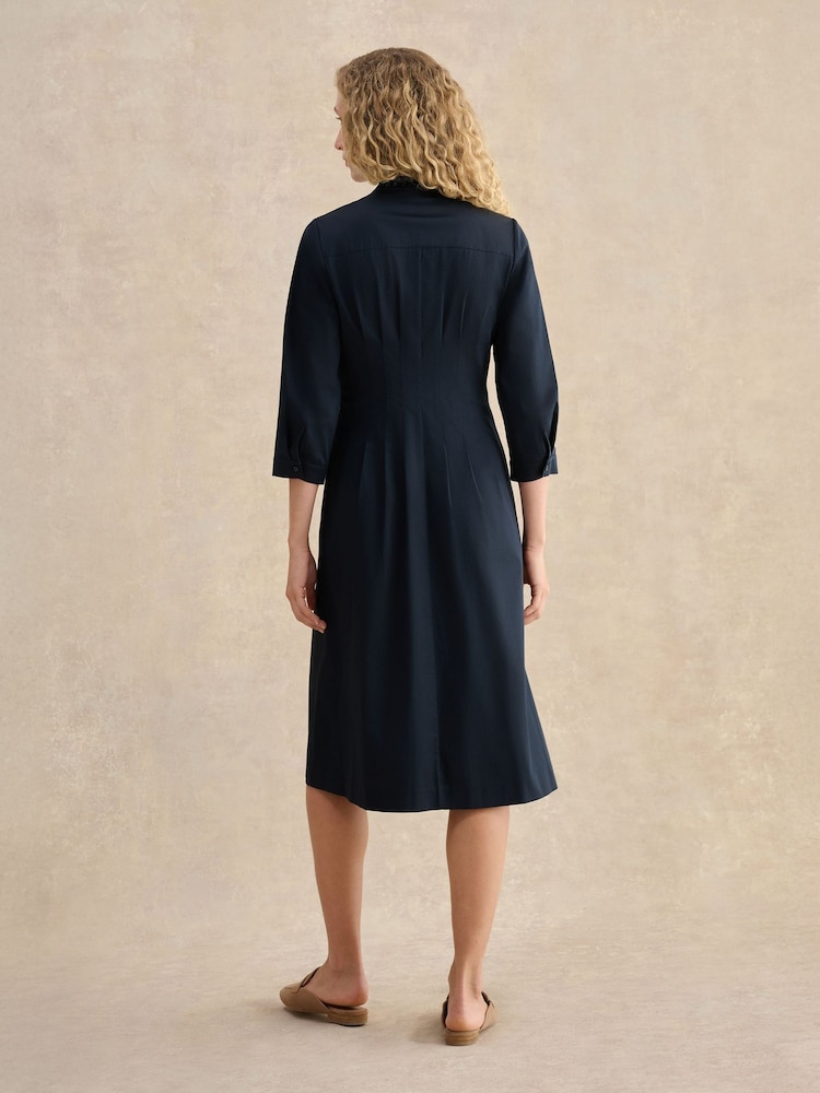Hobbs Blue Emmaline Dress - Image 2 of 5 Hobbs Blue Emmaline Dress - Image 2 of 5