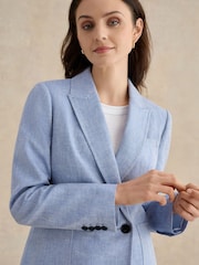 Hobbs Blue Estella Jacket - Image 4 of 5