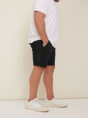 BadRhino Big & Tall Black Stretch Chino Shorts - Image 4 of 4