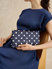 Hobbs Blue Renata Spot Clutch - Image 1 of 3