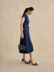 Hobbs Blue Renata Spot Clutch - Image 2 of 3