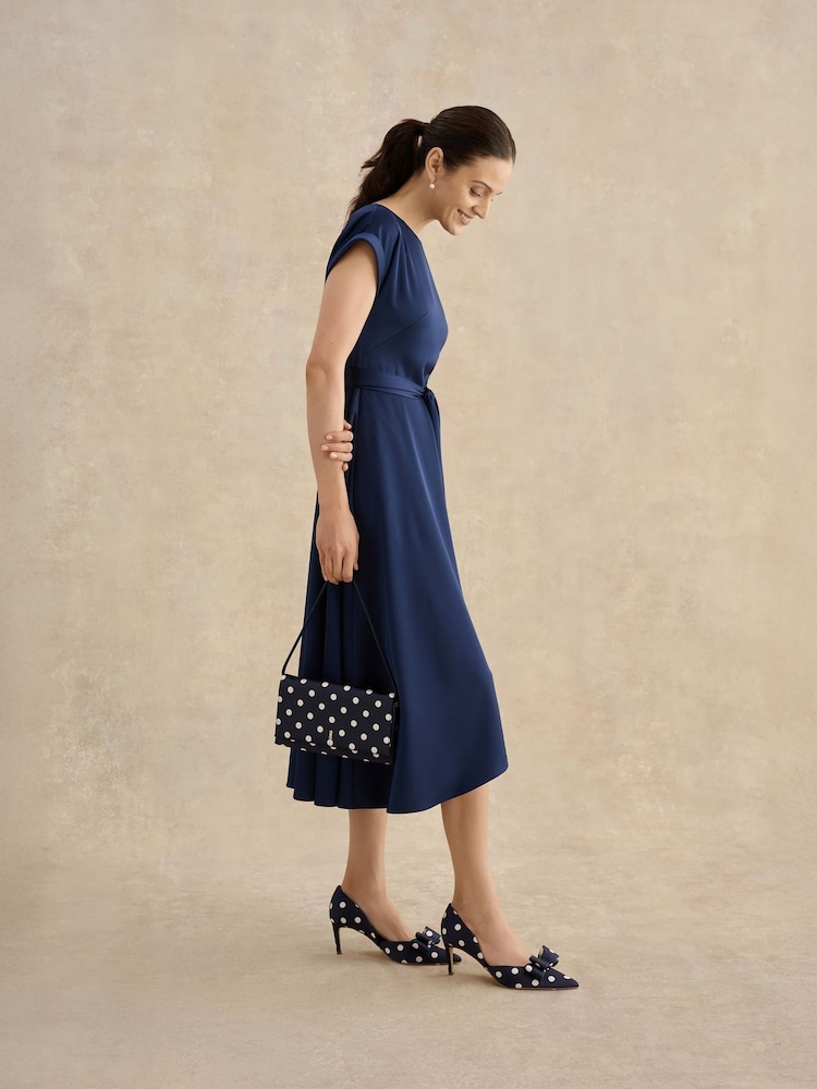 Hobbs Blue Renata Spot Clutch - Image 2 of 3