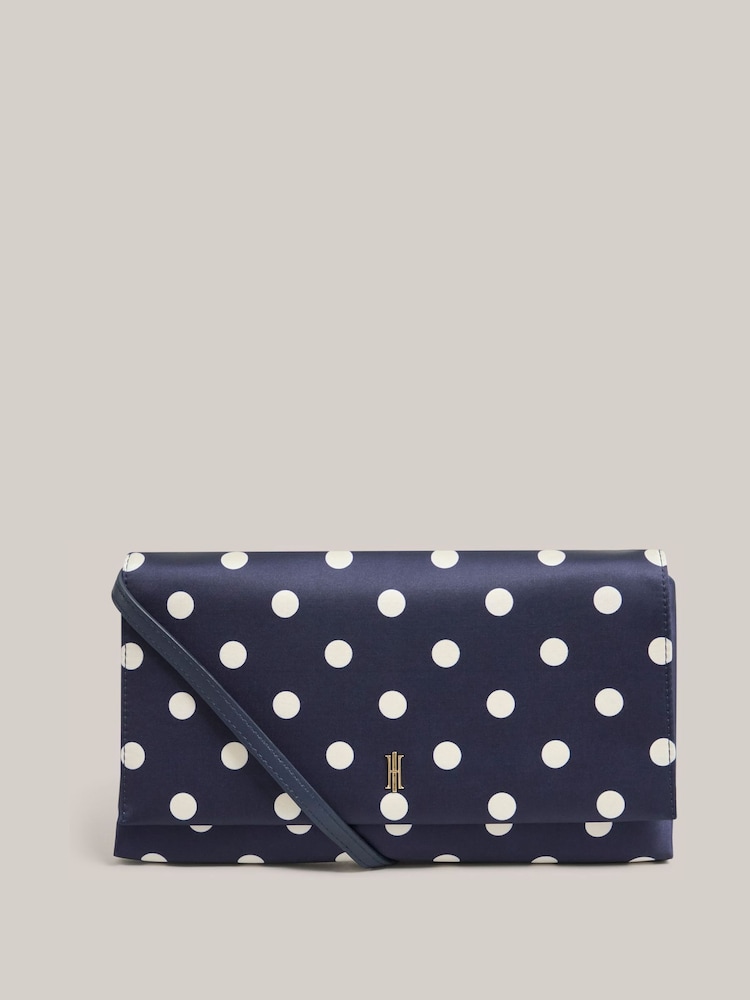 Hobbs Blue Renata Spot Clutch - Image 3 of 3