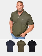 Pack de 3 polos Core de BadRhino Big & Tall - Imagen 1 de 5